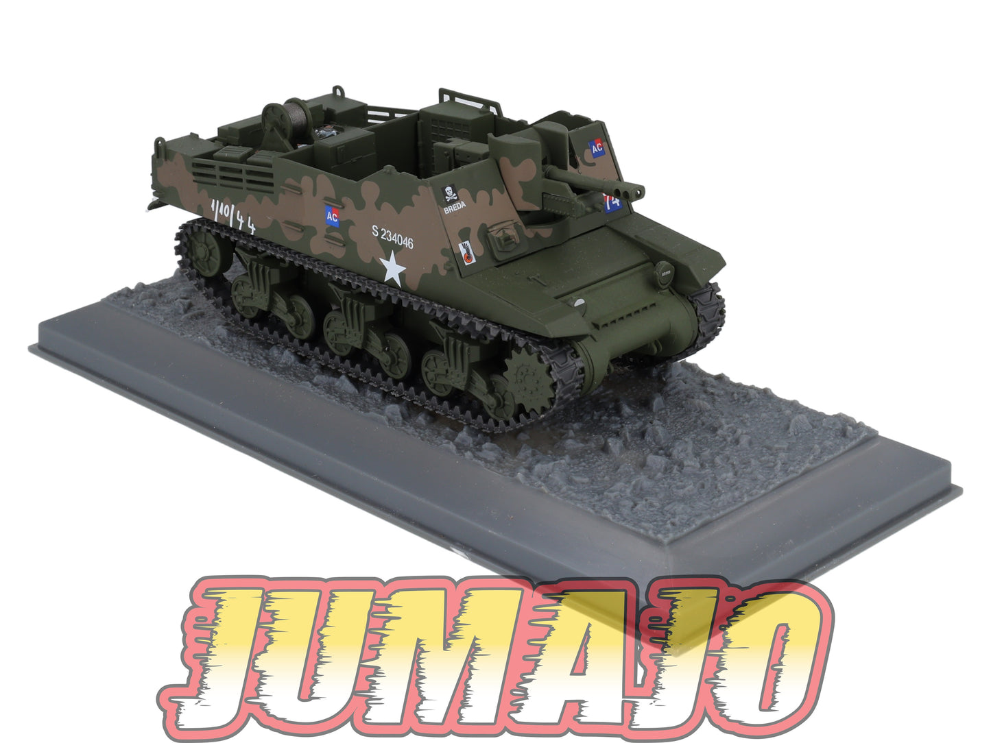 TK54 Tank Altaya IXO 1/43 WW2 : Sexton II 25-pounder Polish Nederland 1944 November