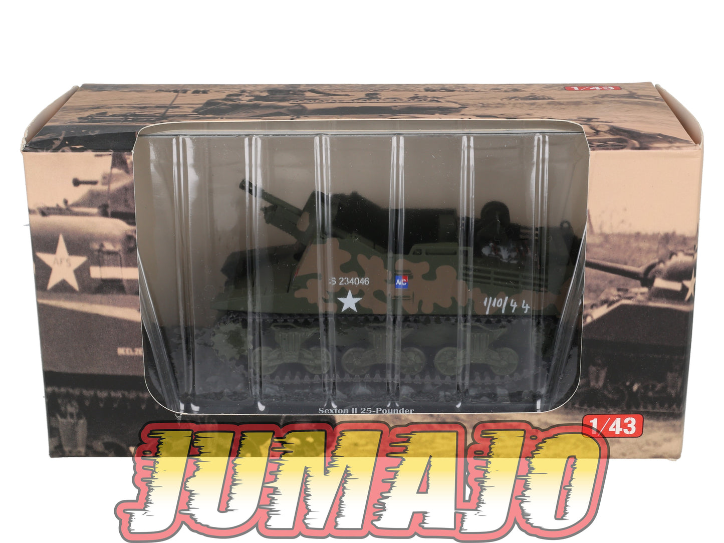 TK54 Tank Altaya IXO 1/43 WW2 : Sexton II 25-pounder Polish Nederland 1944 November