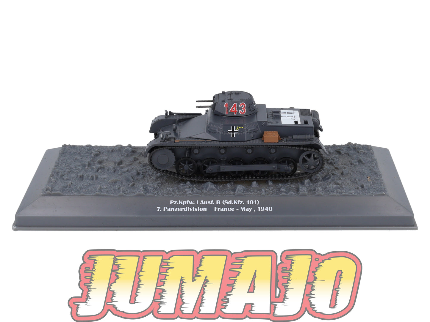 TK55 Tank Altaya IXO 1/43 WW2 : Pz.Kpfw I 7. Panzerdivision France 1940 May