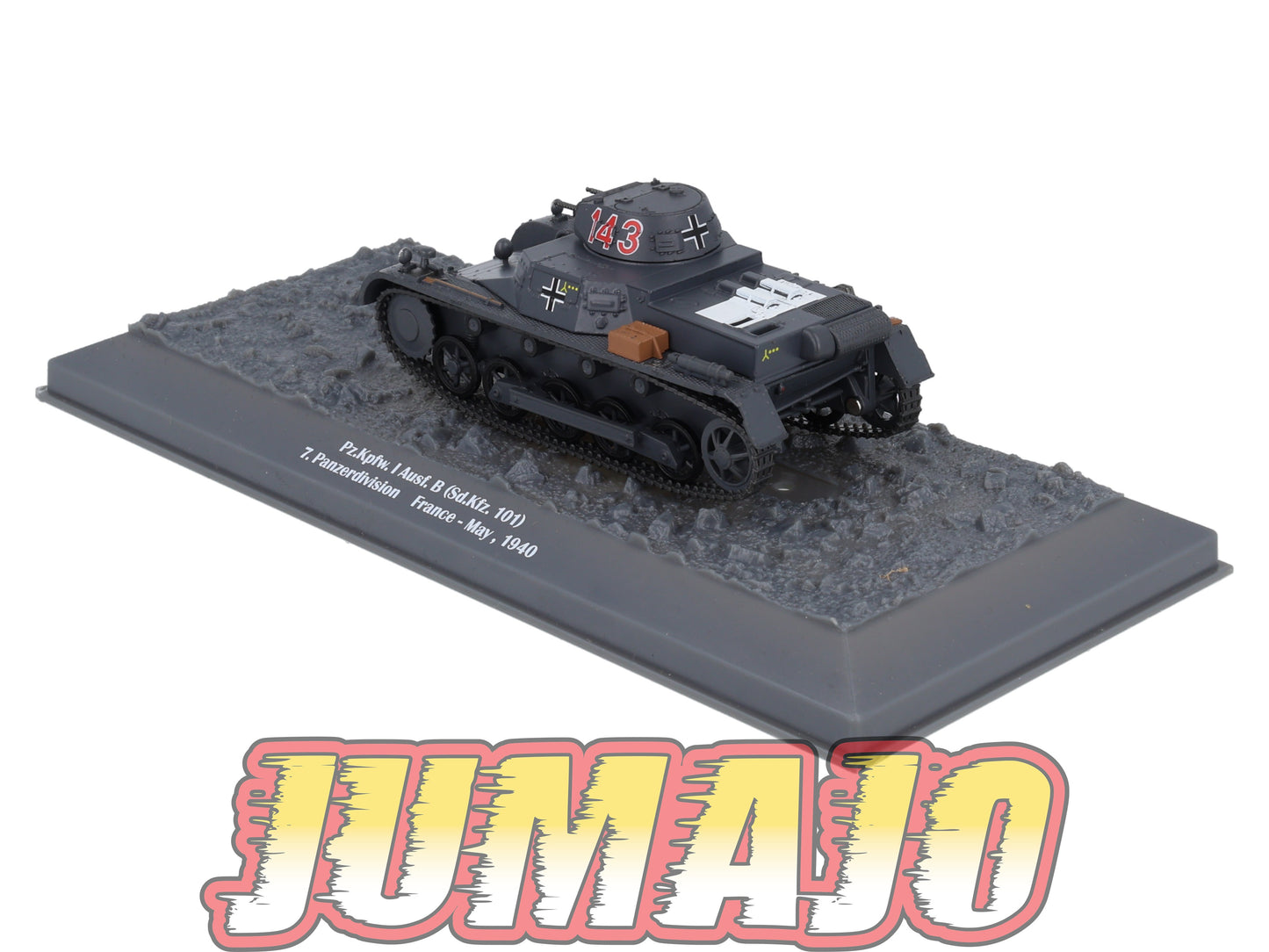 TK55 Tank Altaya IXO 1/43 WW2 : Pz.Kpfw I 7. Panzerdivision France 1940 May