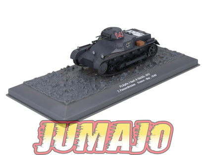 TK55 Tank Altaya IXO 1/43 WW2 : Pz.Kpfw I 7. Panzerdivision France 1940 May