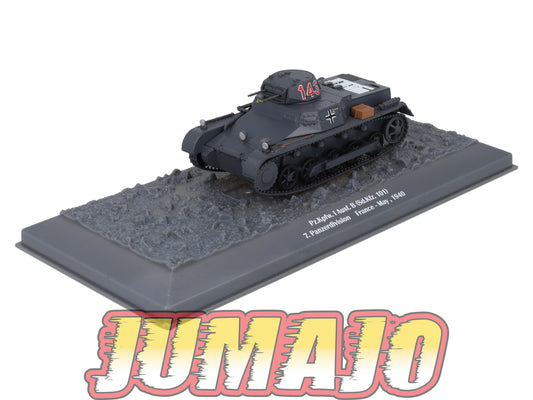 TK55 Tank Altaya IXO 1/43 WW2 : Pz.Kpfw I 7. Panzerdivision France 1940 May