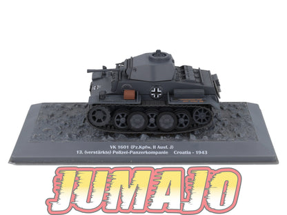 TK58 Tank Altaya IXO 1/43 WW2 : VK 1601 Pz.Kpfw. II Polizei Croatia 1943
