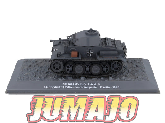 TK58 Tank Altaya IXO 1/43 WW2 : VK 1601 Pz.Kpfw. II Polizei Croatia 1943