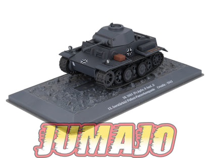 TK58 Tank Altaya IXO 1/43 WW2 : VK 1601 Pz.Kpfw. II Polizei Croatia 1943