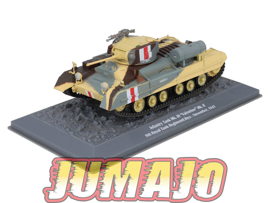 TK59 Tank Altaya IXO 1/43 WW2 : Infantry Tank Mk.III Royal tank Libya 1941 November