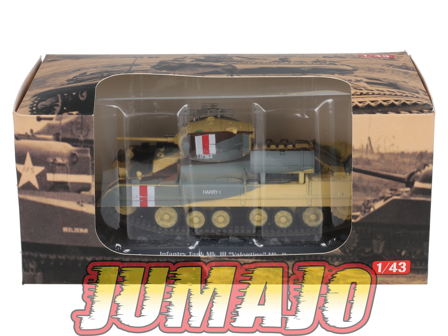 TK59 Tank Altaya IXO 1/43 WW2 : Infantry Tank Mk.III Royal tank Libya 1941 November