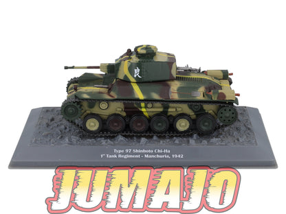 TK60 Tank Altaya IXO 1/43 WW2 : Type 97 Shinhoto Chi Ha Manchuria 1942