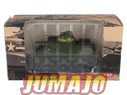 TK62 Tank Altaya IXO 1/43 WW2 : M3 Medium tank Souk El Khemis Tunisia 1942 December