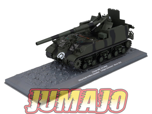 TK66 Tank Altaya IXO 1/43 WW2 : 155mm GMC T83 M40 Cologne 1945 March