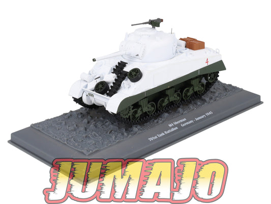 TK68 Tank Altaya IXO 1/43 WW2 : M4 Sherman 701st Tank Germany 1945 January
