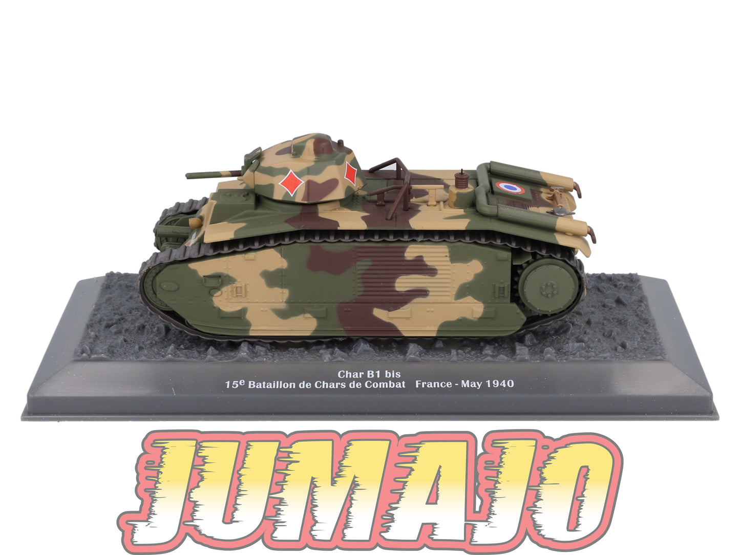 TK6 Tank Altaya IXO 1/43 WW2 : Char B1 Bis Chars de combat France 1940 May