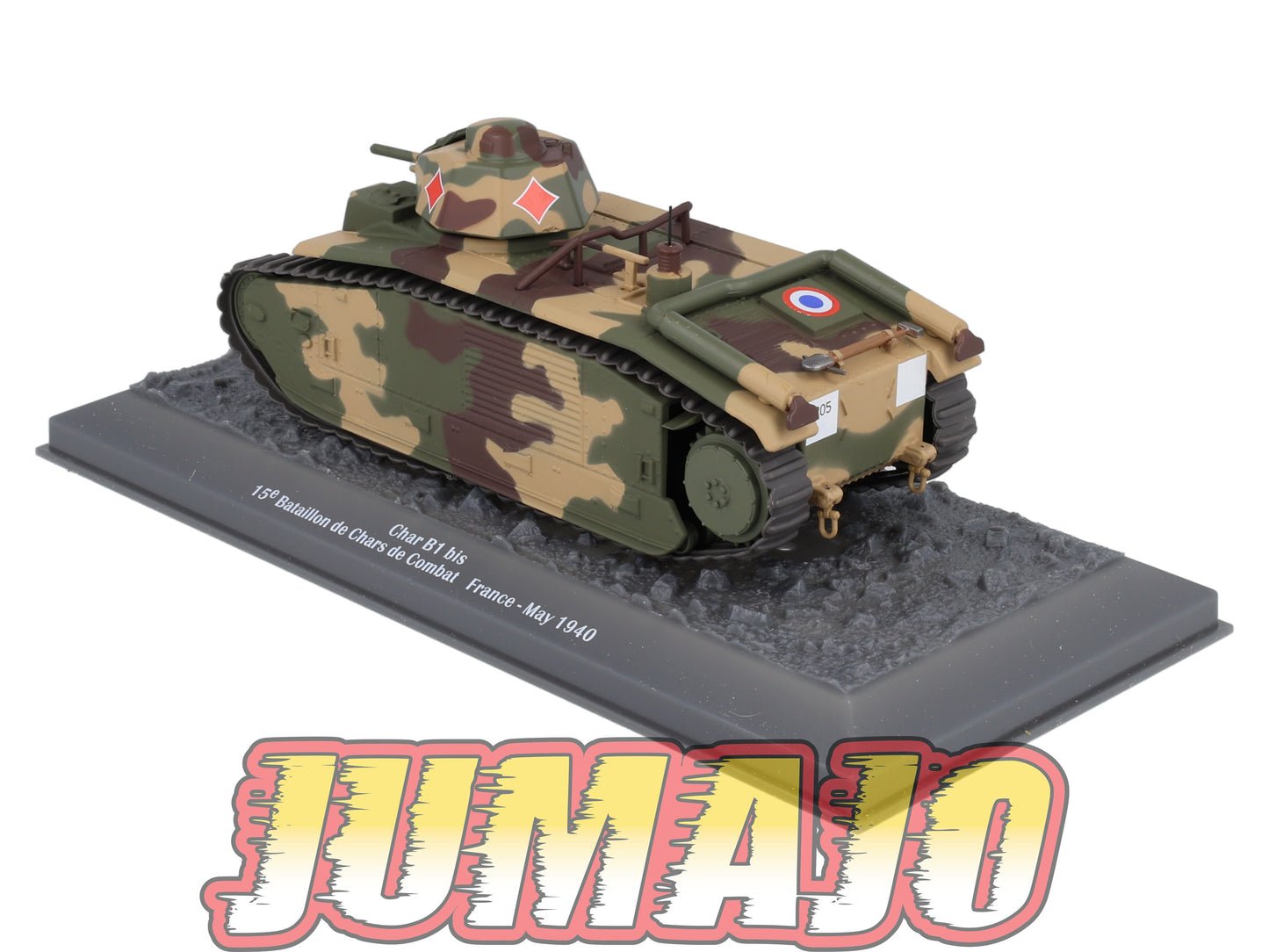 TK6 Tank Altaya IXO 1/43 WW2 : Char B1 Bis Chars de combat France 1940 May