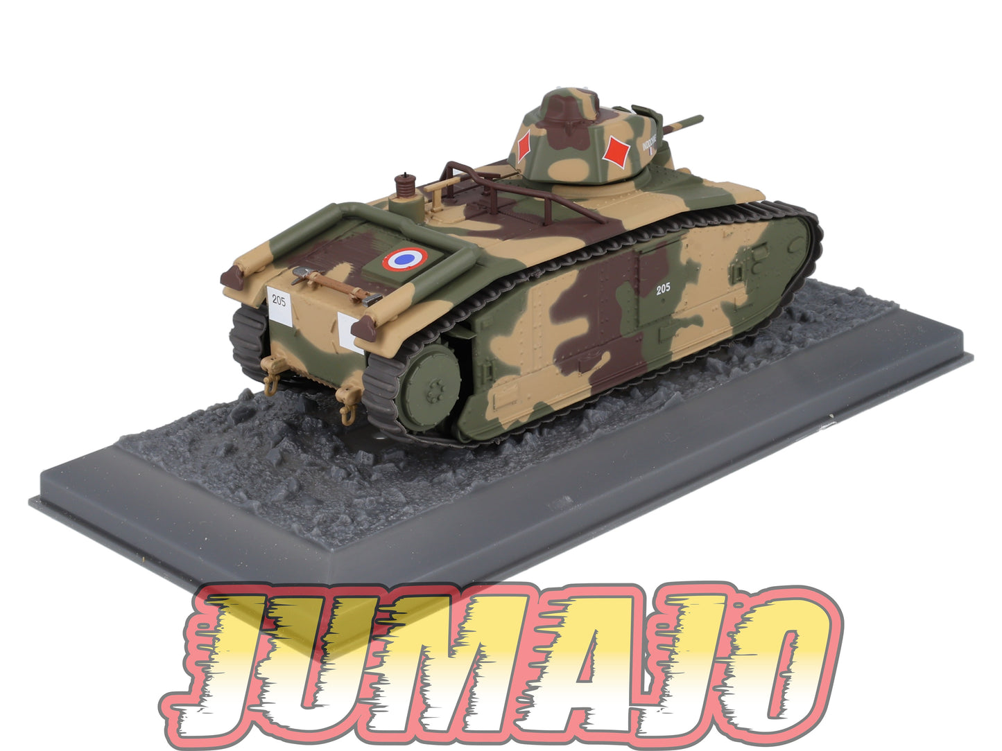TK6 Tank Altaya IXO 1/43 WW2 : Char B1 Bis Chars de combat France 1940 May