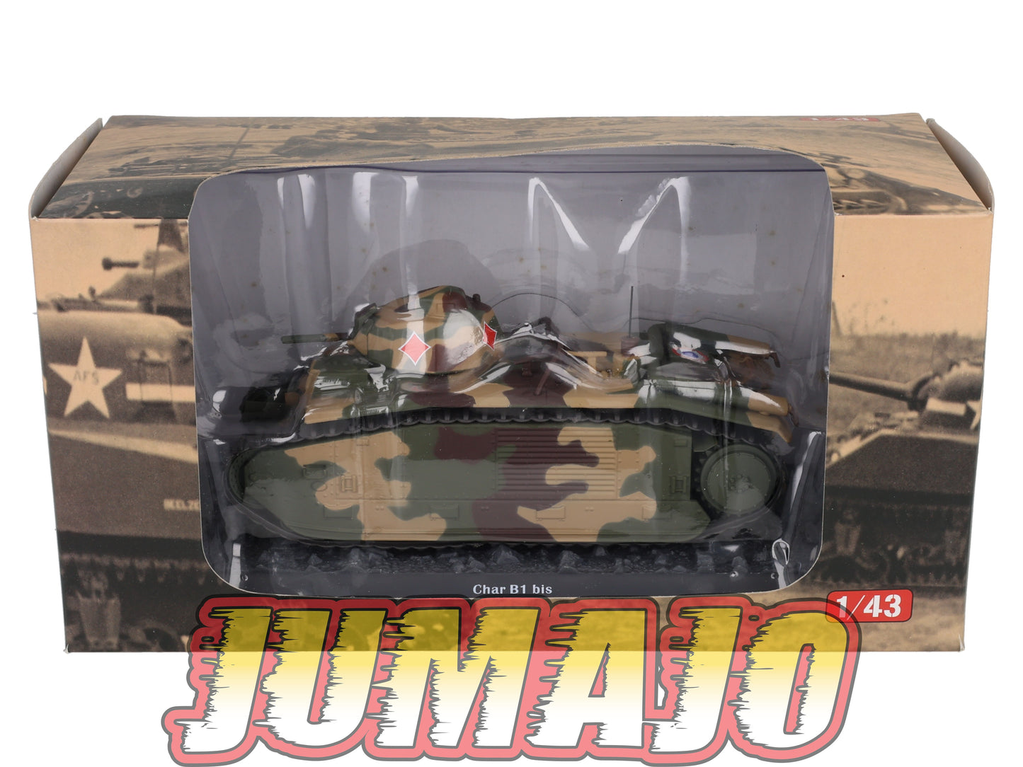 TK6 Tank Altaya IXO 1/43 WW2 : Char B1 Bis Chars de combat France 1940 May