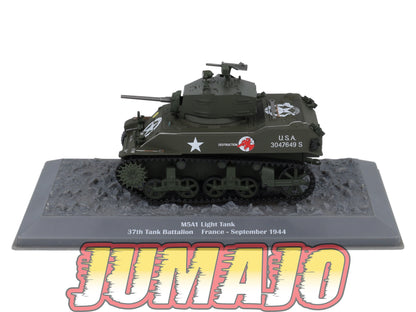 TK72 Tank Altaya IXO 1/43 WW2 : M5A1 Light Tank France 1944 September