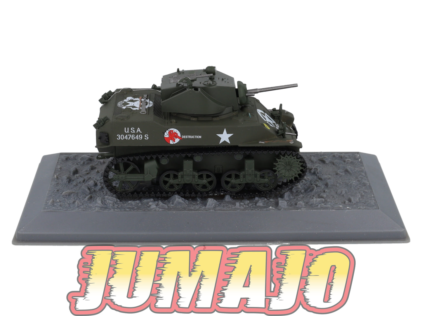 TK72 Tank Altaya IXO 1/43 WW2 : M5A1 Light Tank France 1944 September