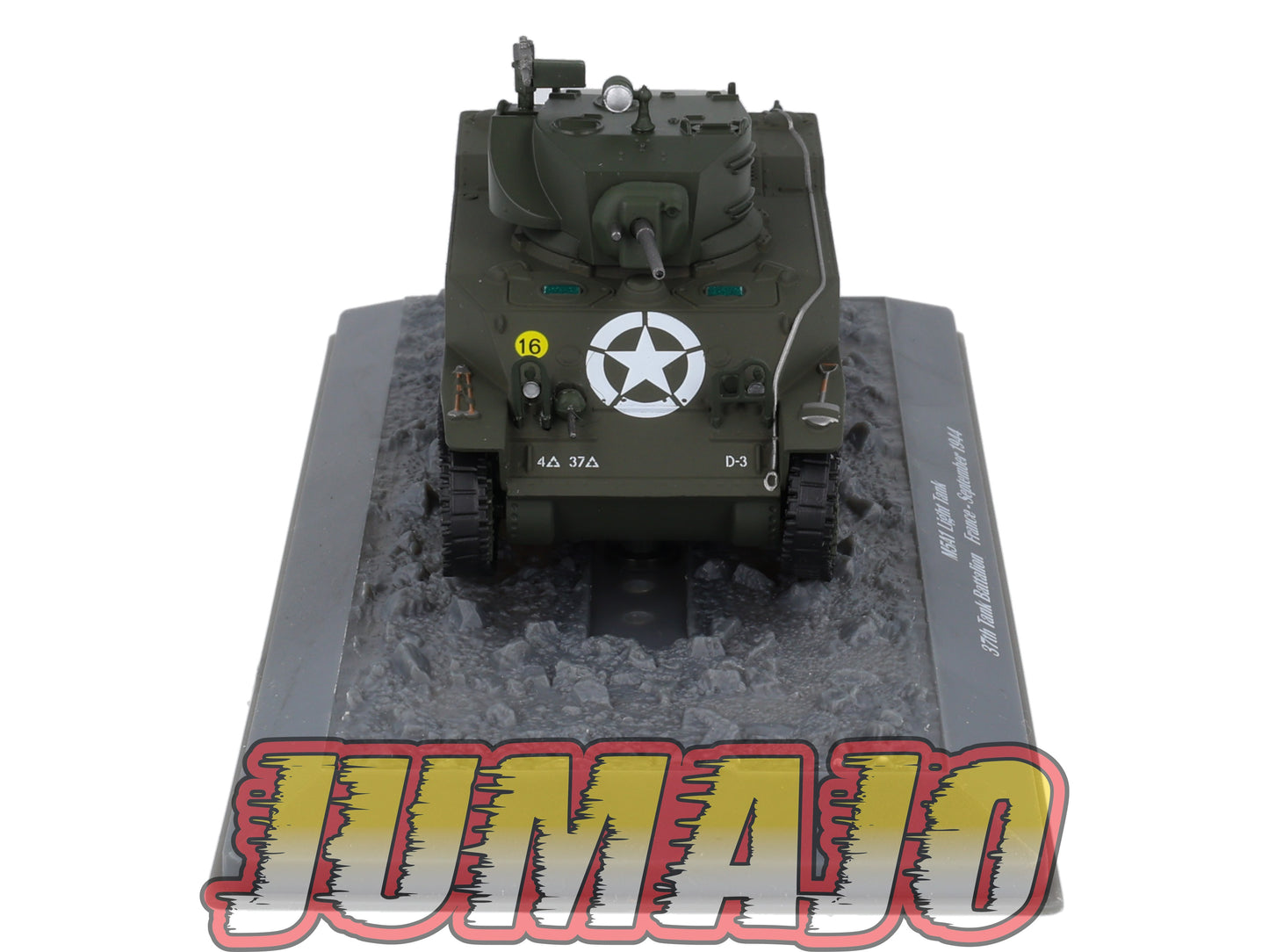 TK72 Tank Altaya IXO 1/43 WW2 : M5A1 Light Tank France 1944 September