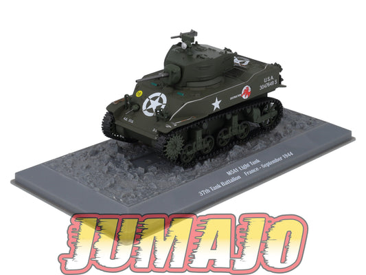 TK72 Tank Altaya IXO 1/43 WW2 : M5A1 Light Tank France 1944 September
