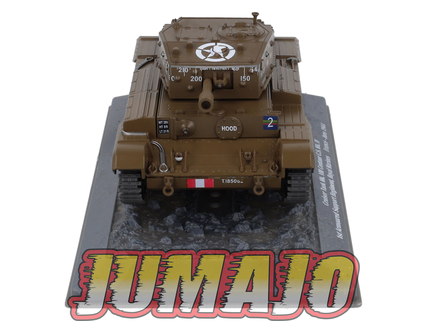 TK74 Tank Altaya IXO 1/43 WW2 : Cruiser Tank Mk.VIII Centaur France 1944 June