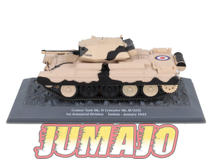 TK79 Tank Altaya IXO 1/43 WW2 : Cruiser Tank Mk. VI Crusader Tunisia 1943 January