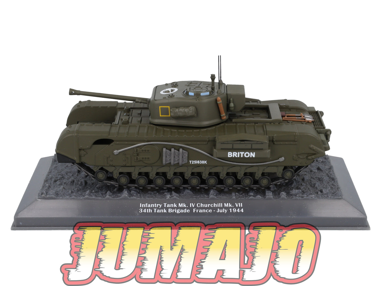TK8 Tank Altaya IXO 1/43 WW2 : Infantry Tank Mk. IV Churchill France 1944 July
