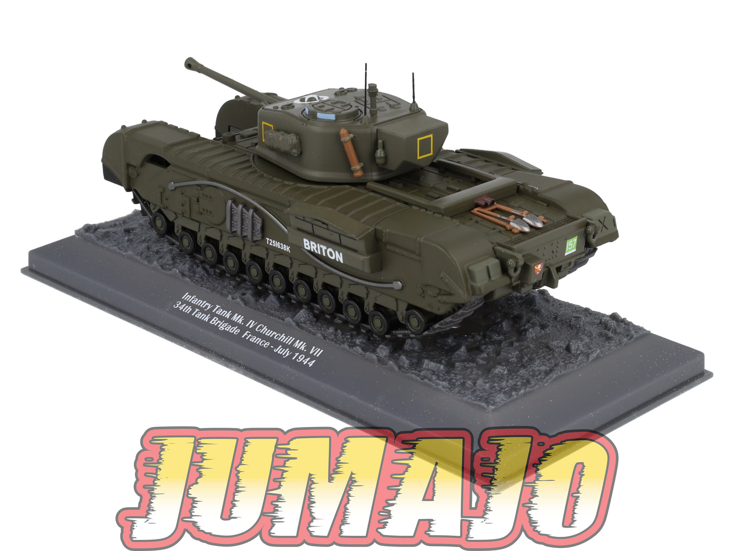 TK8 Tank Altaya IXO 1/43 WW2 : Infantry Tank Mk. IV Churchill France 1944 July