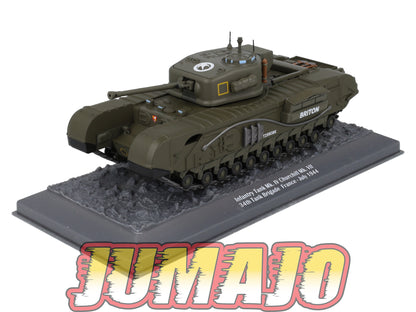 TK8 Tank Altaya IXO 1/43 WW2 : Infantry Tank Mk. IV Churchill France 1944 July