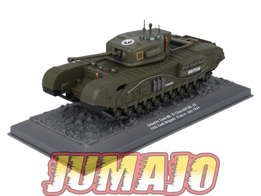 TK8 Tank Altaya IXO 1/43 WW2 : Infantry Tank Mk. IV Churchill France 1944 July
