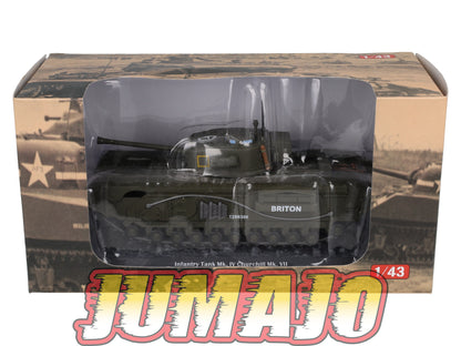 TK8 Tank Altaya IXO 1/43 WW2 : Infantry Tank Mk. IV Churchill France 1944 July