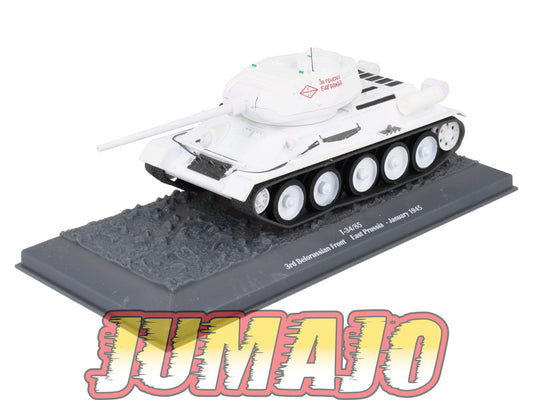 TK96 Tank Altaya IXO 1/43 WW2 : T-34/85 3rd Belorussian Front east Prussia 1945 January