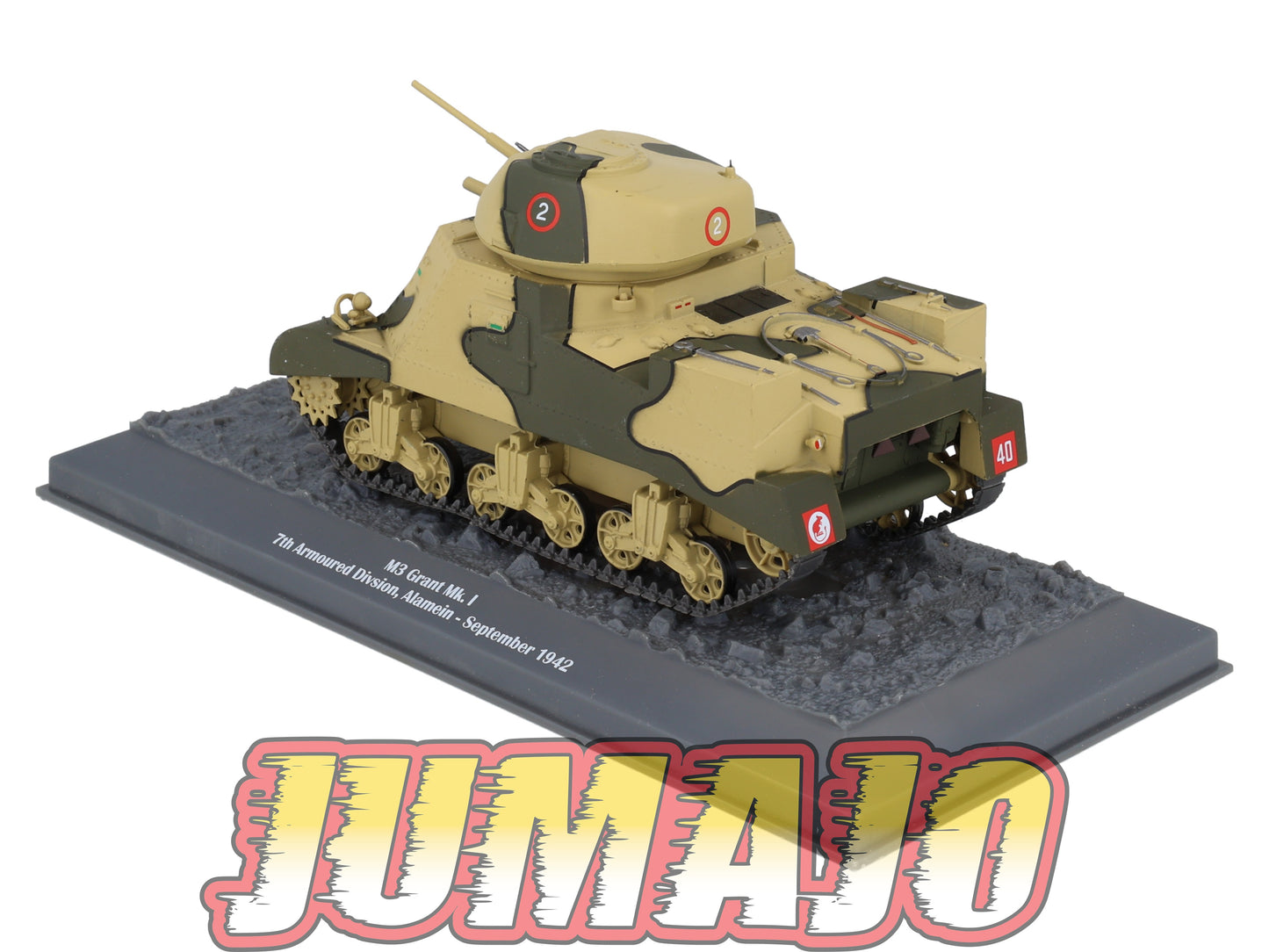 TK98 Tank Altaya IXO 1/43 WW2 : M3 grant Mk.I Alamein 1942 September