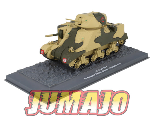 TK98 Tank Altaya IXO 1/43 WW2 : M3 grant Mk.I Alamein 1942 September