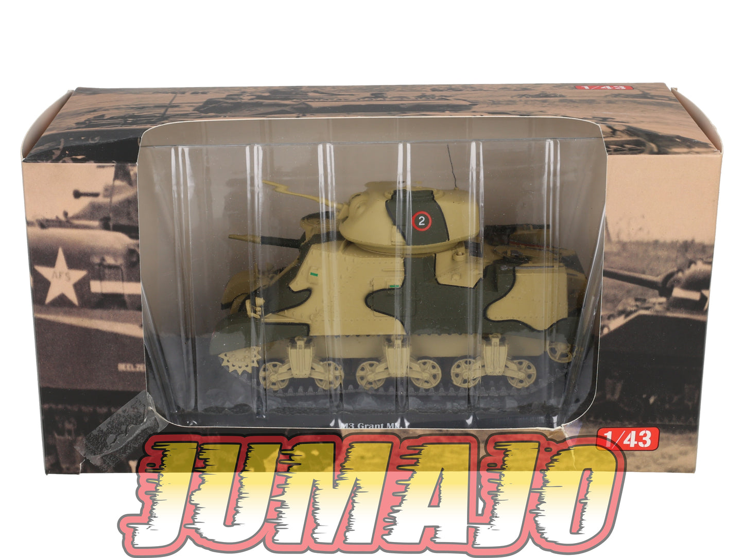 TK98 Tank Altaya IXO 1/43 WW2 : M3 grant Mk.I Alamein 1942 September