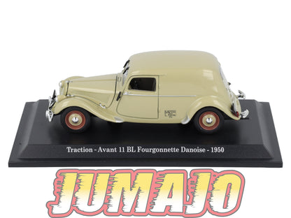 TRA10 Voiture 1/43 Atlas NOREV Traction Avant 11 BL Fourgonnette Danoise 1950