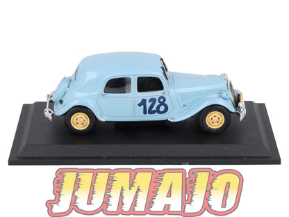 TRA11 Voiture 1/43 Atlas NOREV Traction Avant 15 Six Rallye de Sestrières 1951 #128