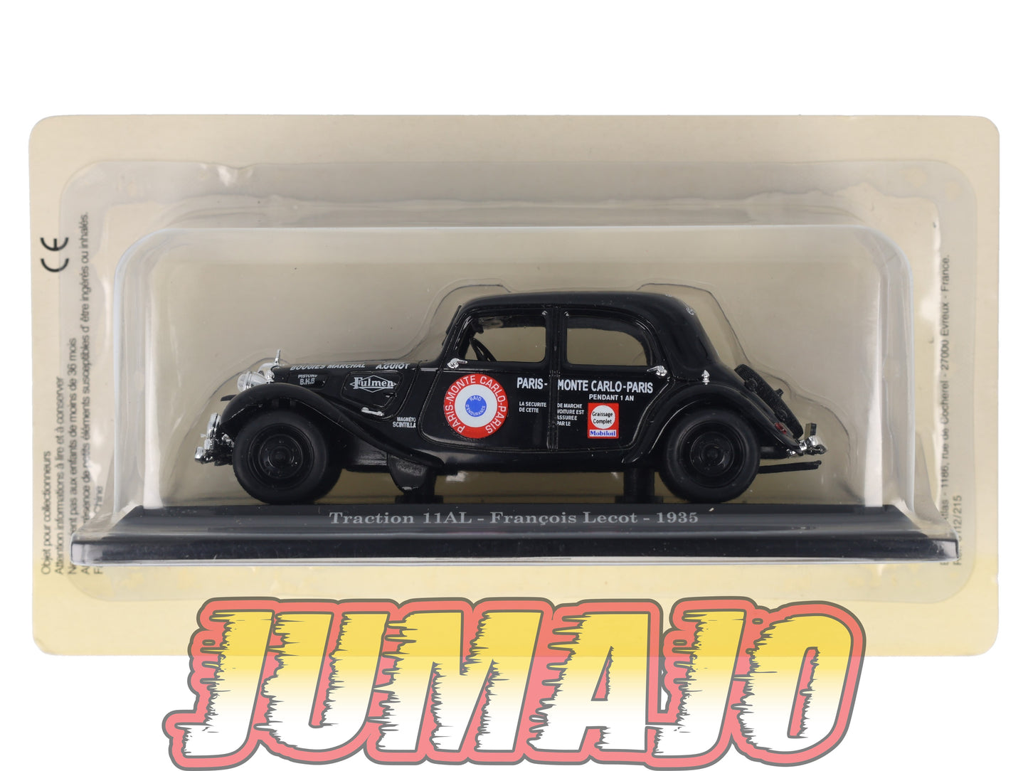 TRA15 Voiture 1/43 Atlas NOREV Traction 11AL François Lecot 1935