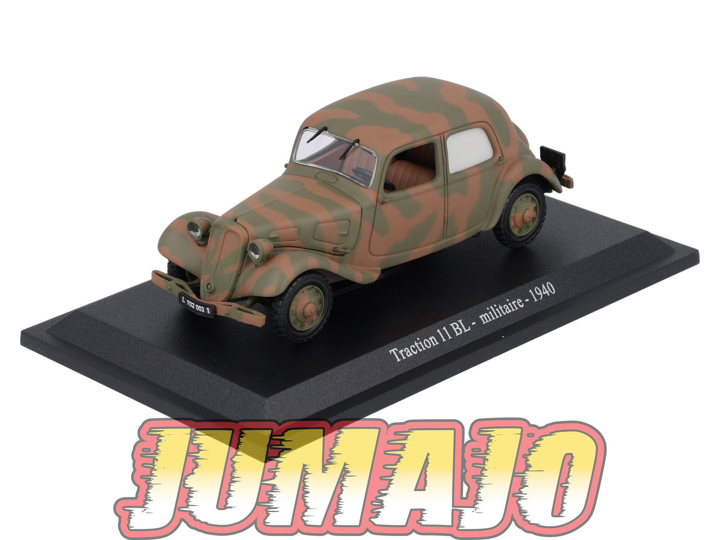 TRA18 Voiture 1/43 Atlas NOREV Traction 11 BL Militaire 1940