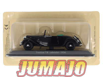 TRA19 Voiture 1/43 Atlas NOREV Traction 7B Cabriolet 1934