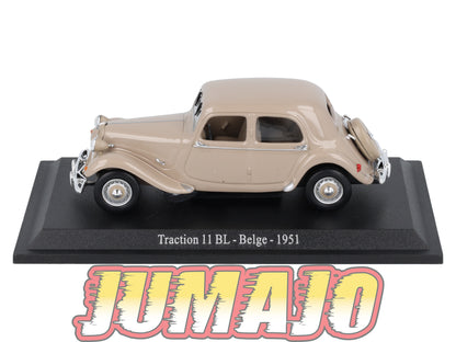 TRA22 Voiture 1/43 Atlas NOREV Traction 11 BL Belge 1951