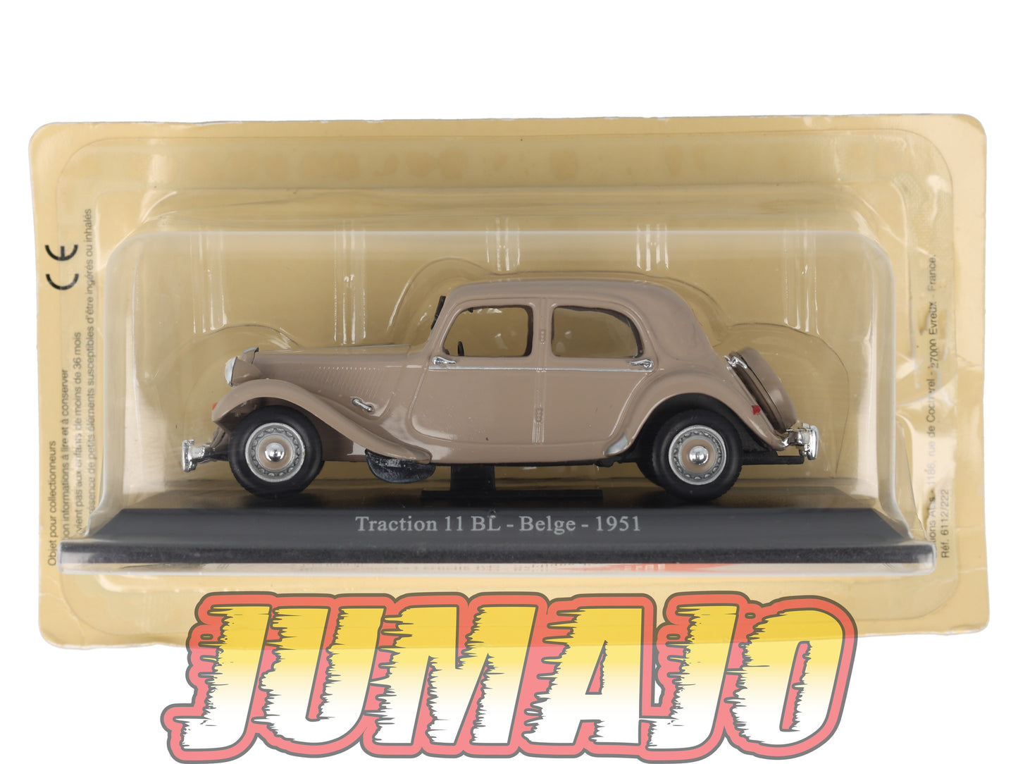 TRA22 Voiture 1/43 Atlas NOREV Traction 11 BL Belge 1951