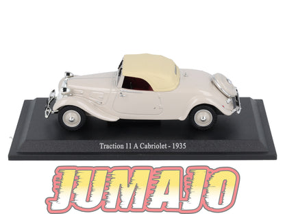 TRA23 Voiture 1/43 Atlas NOREV Traction 11 A Cabriolet 1935