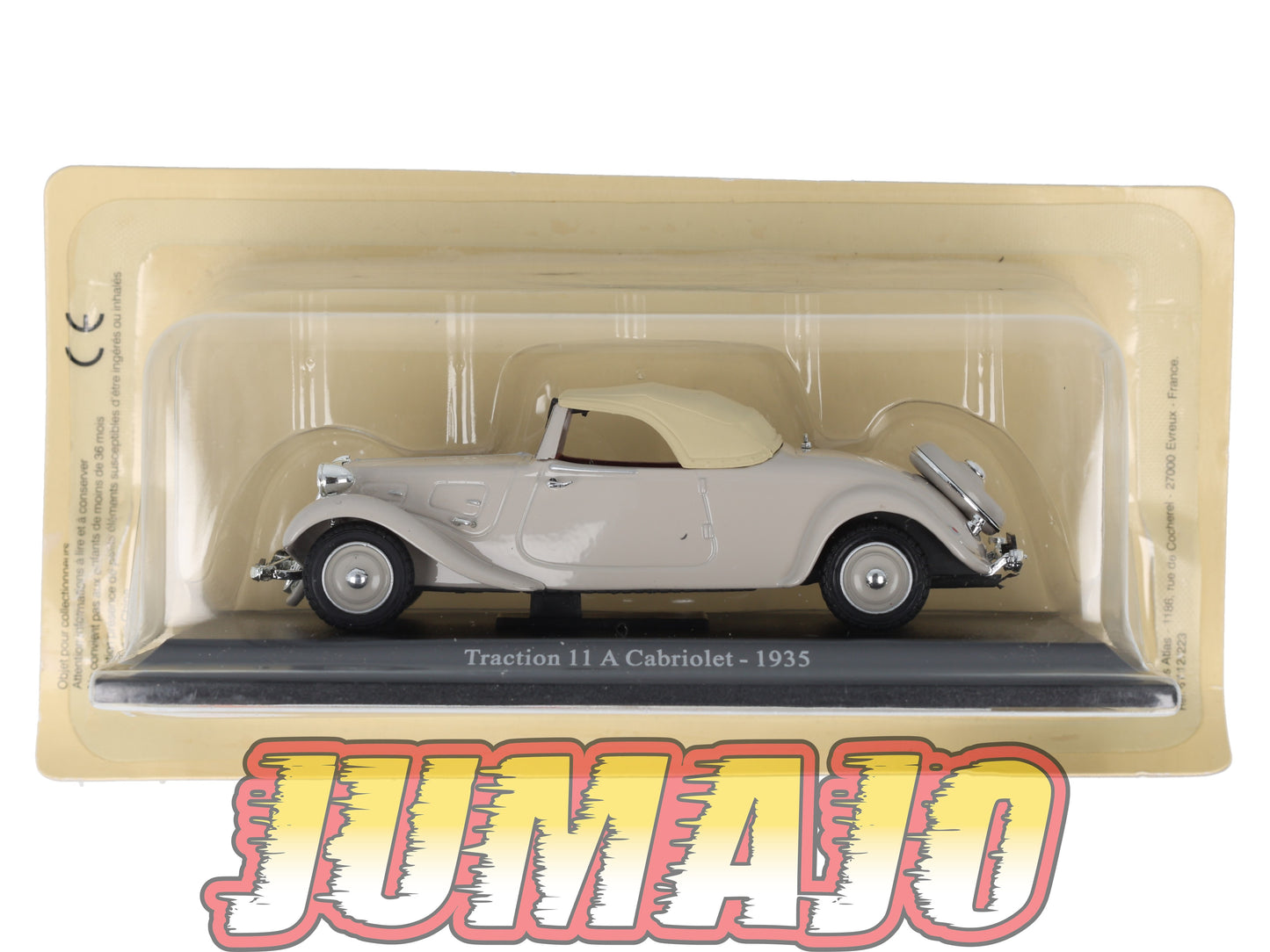 TRA23 Voiture 1/43 Atlas NOREV Traction 11 A Cabriolet 1935