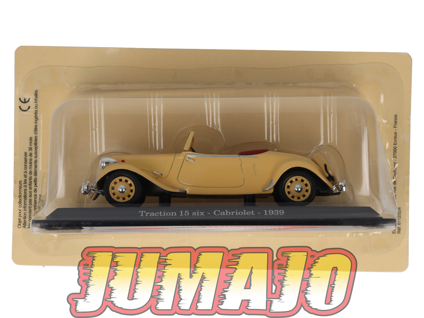 TRA24 Voiture 1/43 Atlas NOREV Traction 15 Six Cabriolet 1939