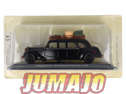 TRA25 Voiture 1/43 Atlas NOREV Traction 15 Six Taxi De Brousse Viêt Nam 1954