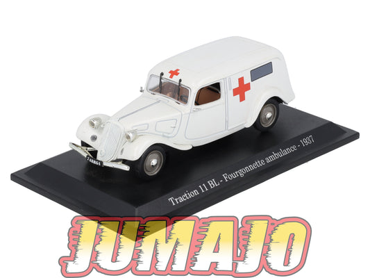 TRA26 Voiture 1/43 Atlas NOREV Traction 11BL Fourgonette Ambulance 1937