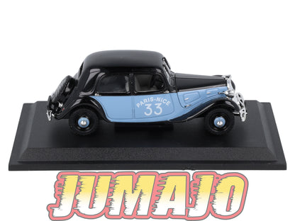 TRA28 Voiture 1/43 Atlas NOREV Traction 11 AL Paris-Nice 1935