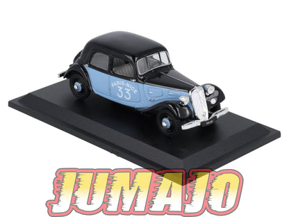 TRA28 Voiture 1/43 Atlas NOREV Traction 11 AL Paris-Nice 1935