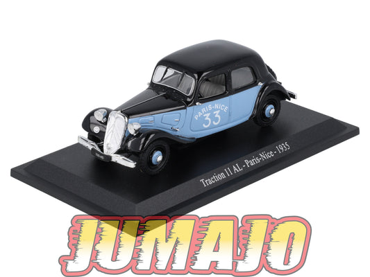 TRA28 Voiture 1/43 Atlas NOREV Traction 11 AL Paris-Nice 1935