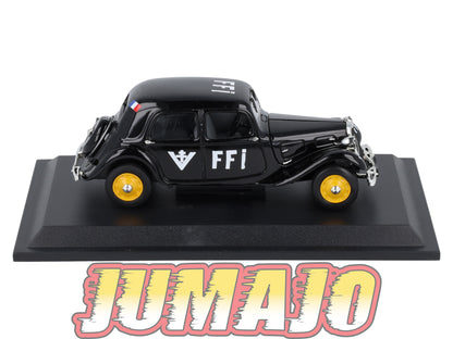 TRA2 Voiture 1/43 Atlas NOREV Traction 11 Légère FFi 1944